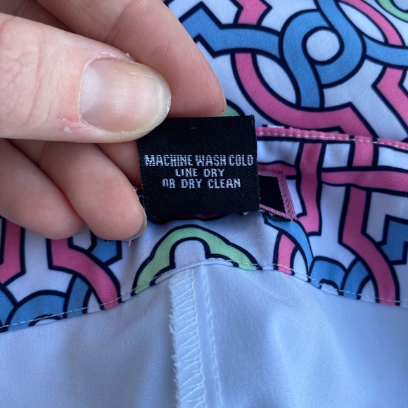 GOLFTINI • Candy Land Patterned Golf Skort Size 4 Long Batik Geometric - Picture 8 of 15